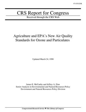Primary view of object titled 'Agriculture and EPA’s New Air Quality Standards for Ozone and Particulates'.