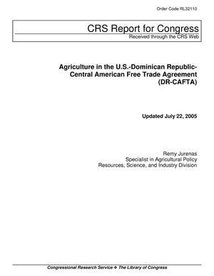 Agriculture in the U.S.-Dominican RepublicCentral American Free Trade Agreement (DR-CAFTA)