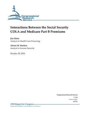 Interactions Between the Social Security COLA and Medicare Part B Premiums