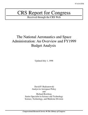 The National Aeronautics and Space Administration: An Overview and FY1999 Budget Analysis