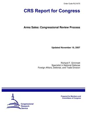 Arms Sales: Congressional Review Process