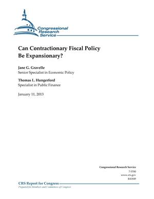 Can Contractionary Fiscal Policy Be Expansionary?