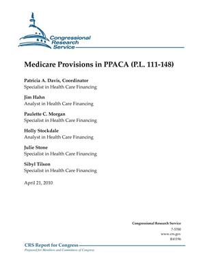 Medicare Provisions in PPACA (P.L. 111-148)