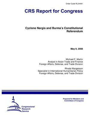 Cyclone Nargis and Burma’s Constitutional Referendum