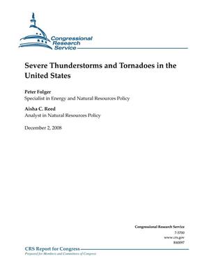 Severe Thunderstorms and Tornadoes in the United States