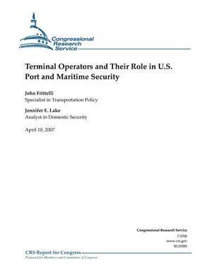 Terminal Operators and Their Role in U.S. Port and Maritime Security