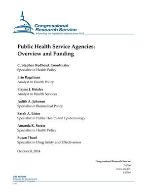 Public Health Service Agencies: Overview and Funding