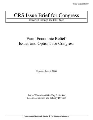 Farm Economic Relief: Issues and Options for Congress