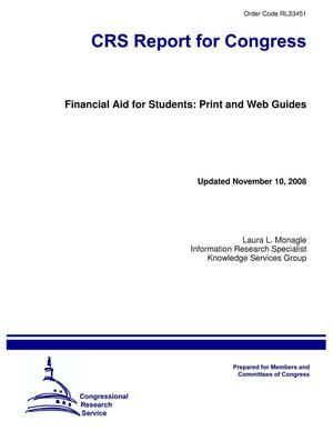 Financial Aid for Students: Print and Web Guides