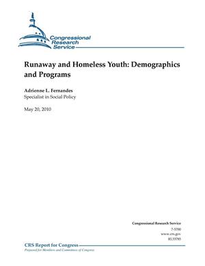 Runaway and Homeless Youth: Demographics and Programs