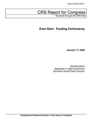 Even Start: Funding Controversy