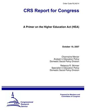 A Primer on the Higher Education Act (HEA)