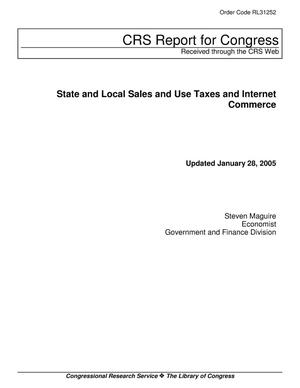 State and Local Sales and Use Taxes and Internet Commerce