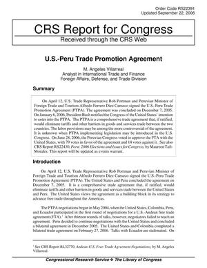 U.S.-Peru Trade Promotion Agreement