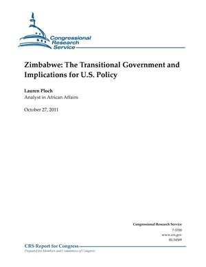 Zimbabwe: The Transitional Government and Implications for U.S. Policy