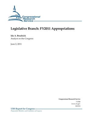 Legislative Branch: FY2011 Appropriations