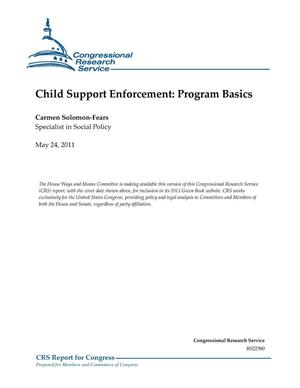 Child Support Enforcement: Program Basics