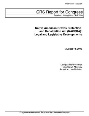 Native American Graves Protection and Repatriation Act (NAGPRA): Legal and Legislative Developments