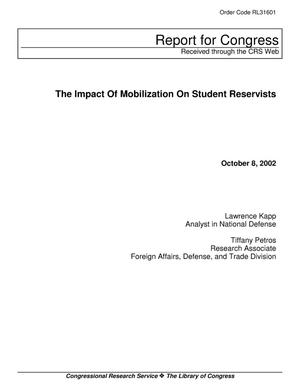 The Impact Of Mobilization On Student Reservists