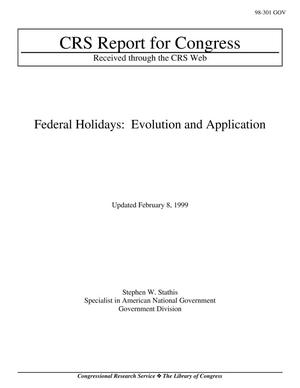 Federal Holidays: Evolution and Application