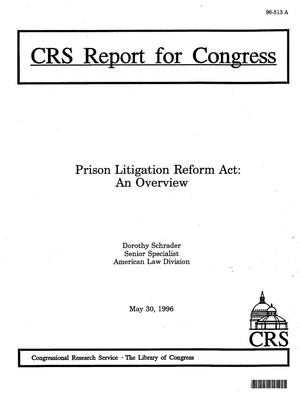 Prison Litigation Reform Act: An Overview
