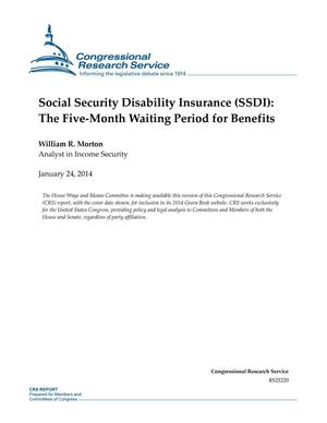 Social Security Disability Insurance (SSDI): The Five-Month Waiting Period for Benefits