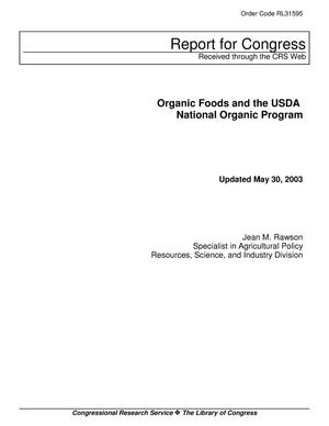 Organic Foods and the USDA National Organic Program