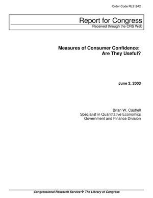 Measures of Consumer Confidence: Are They Useful?