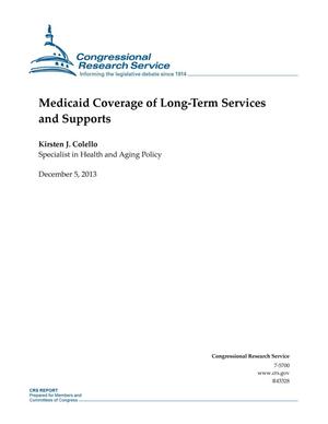 Primary view of object titled 'Medicaid Coverage of Long-Term Services and Supports'.