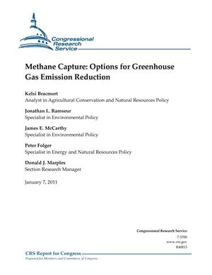 Primary view of object titled 'Methane Capture: Options for Greenhouse Gas Emission Reduction'.