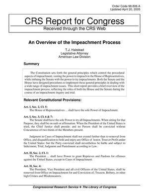 An Overview of the Impeachment Process