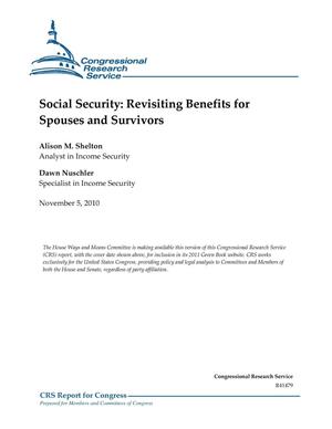 Social Security: Revisiting Benefits for Spouses and Survivors