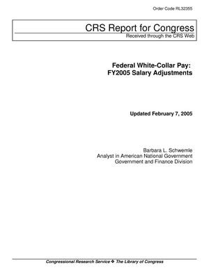 Federal White-Collar Pay: FY2005 Salary Adjustments