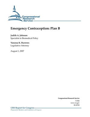 Emergency Contraception: Plan B
