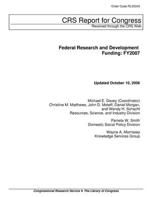 Primary view of object titled 'Federal Research and Development Funding: FY2007'.