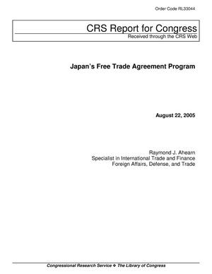 Japan’s Free Trade Agreement Program
