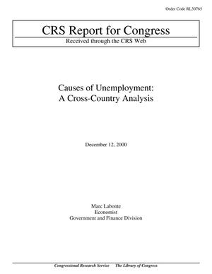 Causes of Unemployment: A Cross-Country Analysis