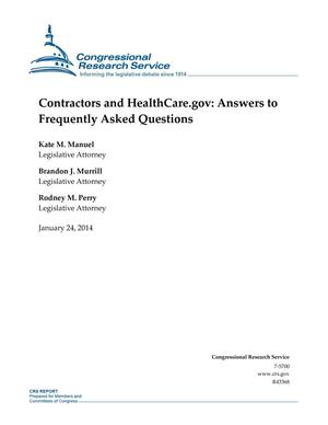 Contractors and HealthCare.gov: Answers to Frequently Asked Questions