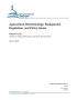 Report: Agricultural Biotechnology: Background, Regulation, and Policy Issues