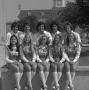 Photograph: [Group shot of ten NTSU cheerleaders, 6]