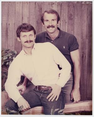 [Terry Tebedo and Bill Nelson posing as couple]