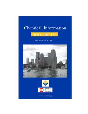 Primary view of object titled 'Chemical Information Bulletin, Volume 62, Number 3, Fall 2010'.