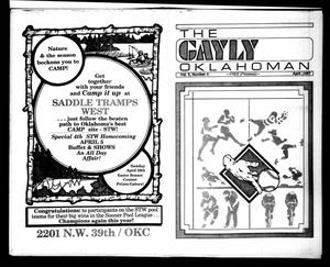 The Gayly Oklahoman (Oklahoma City, Okla.), Vol. 5, No. 4, Ed. 1 Wednesday, April 1, 1987