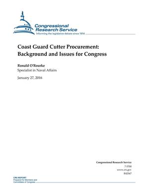Coast Guard Cutter Procurement: Background and Issues for Congress