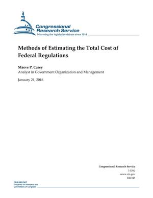 Methods of Estimating the Total Cost of Federal Regulations