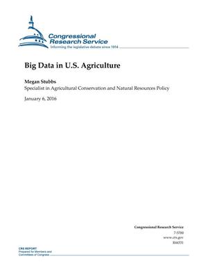 Big Data in U.S. Agriculture