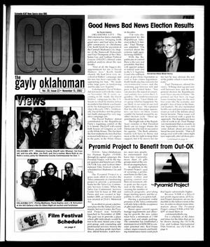 The Gayly Oklahoman (Oklahoma City, Okla.), Vol. 20, No. 22, Ed. 1 Friday, November 15, 2002