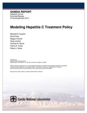 Modeling Hepatitis C treatment policy.