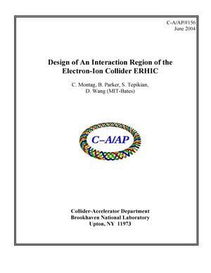 Design of an Interaction Region for the Electron-Ion Collider ERHIC