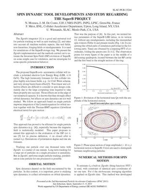 Spin Dynamic Tool Developments and Study Regarding the Super-B Project